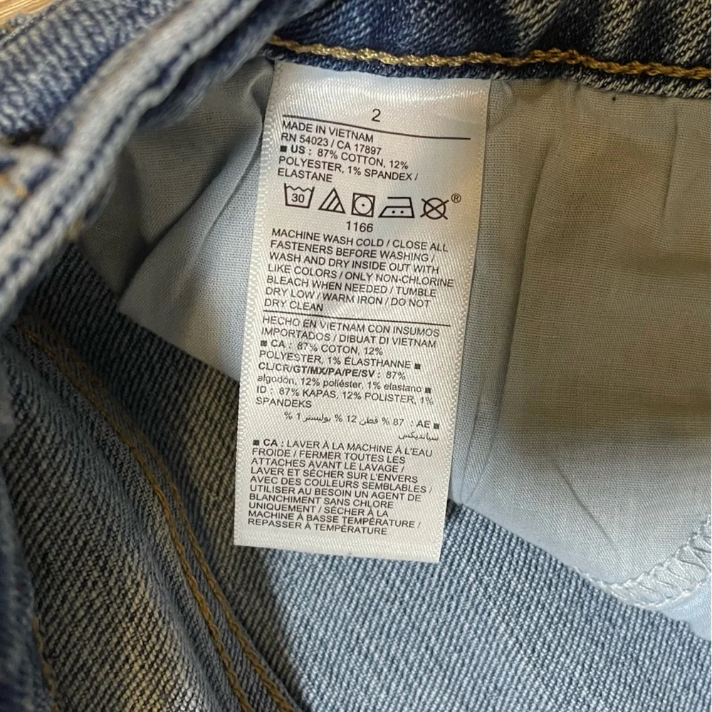 Old Navy OG‎ Straight Ankle Jeans 2 High Rise Vintage Y2K Vibes Versatile Denim